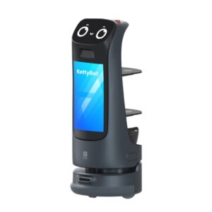 Pudu KettyBot Pro Smart Hospitality Robot, Greeting, Guide, Front-Desk Services and Delivery